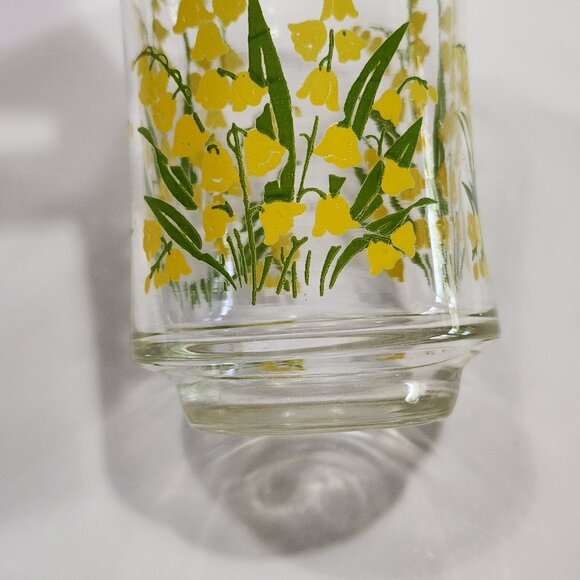 Vintage Libbey Juice Glasses "Lily of the Valley" Set of 5 - Picture 5 of 5